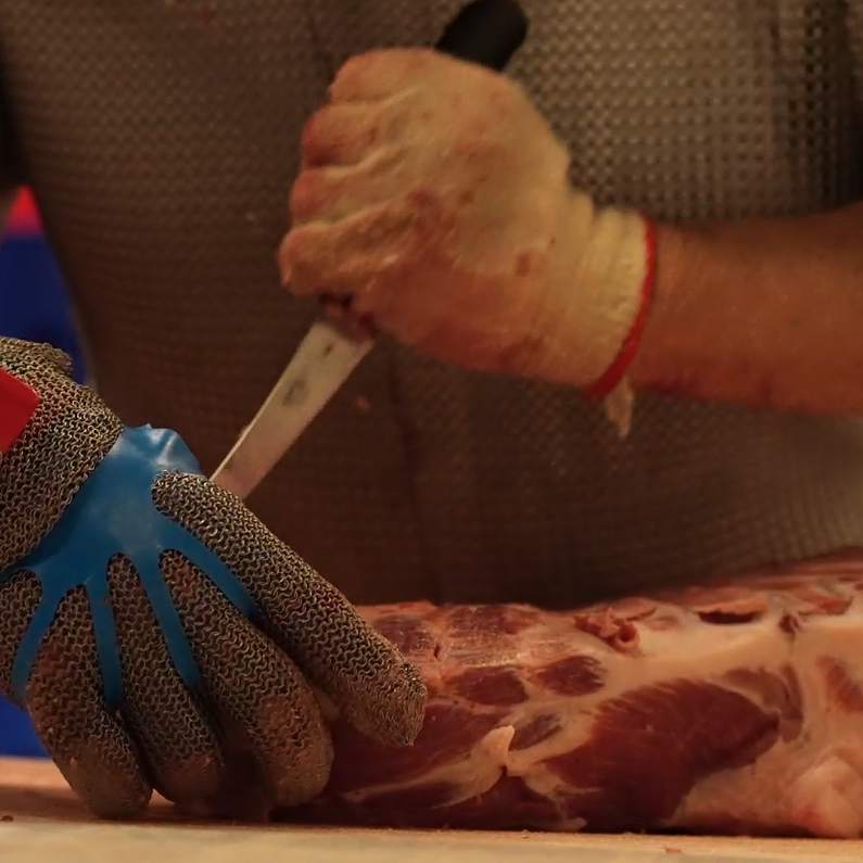 atelier de découpe de viande en Alsace