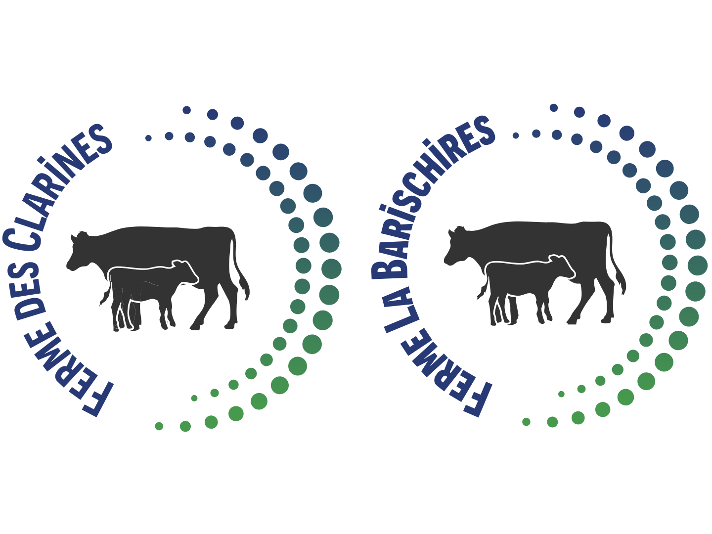 logo des 2 fermes - La Clarine et La Barischires