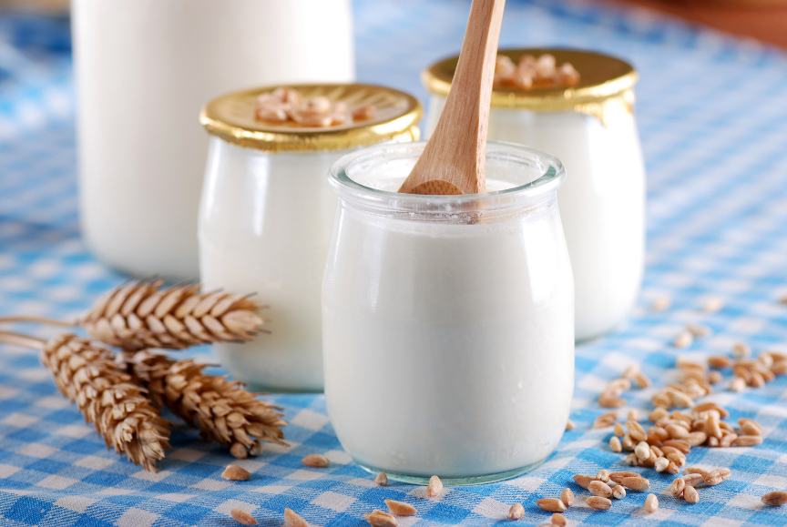 gamme de yaourts et fromage blanc