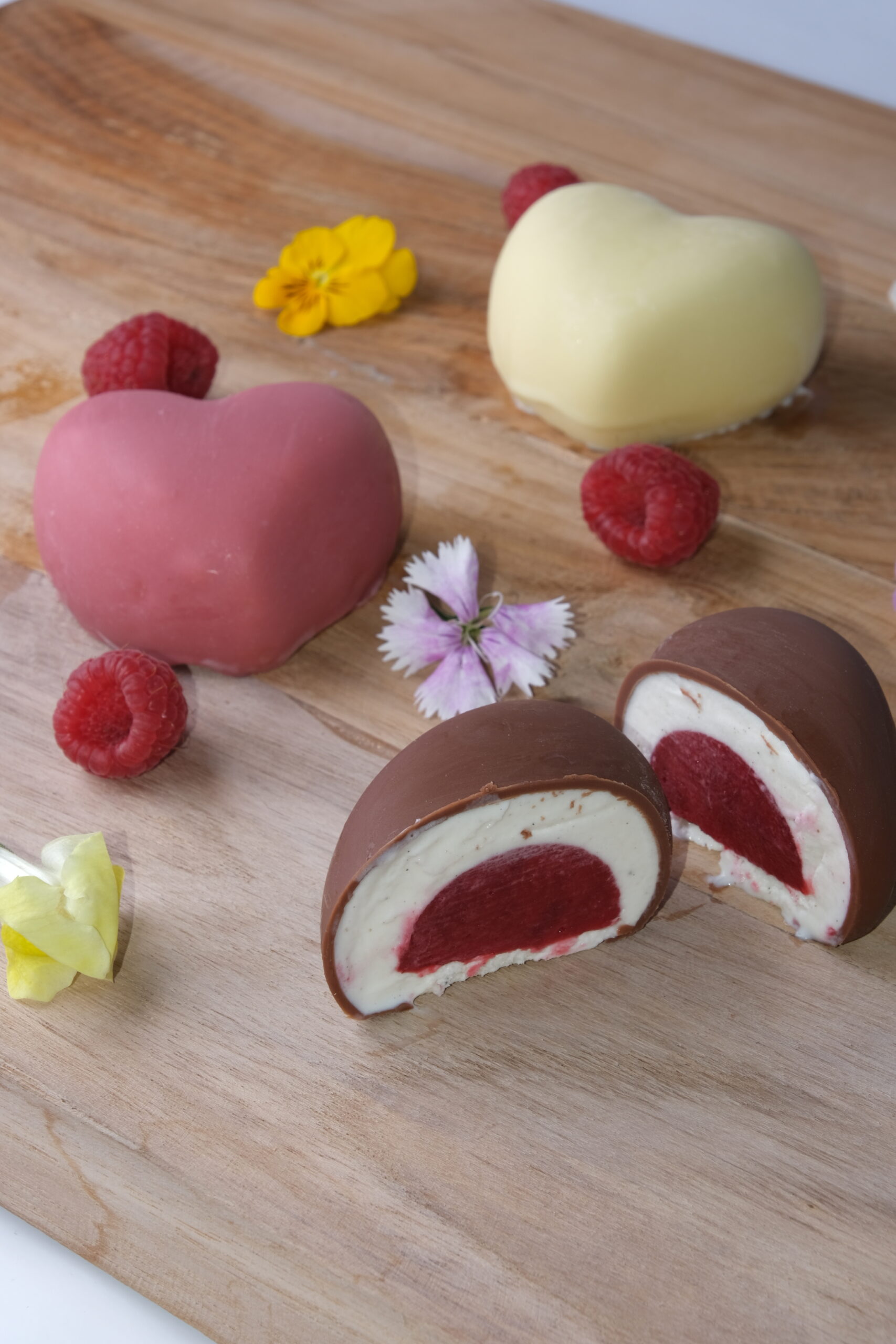 Les desserts cœurs de chez Angélo