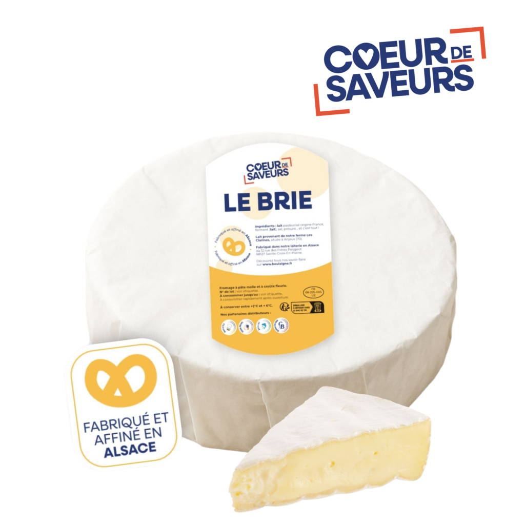 Le Brie - Cœur de Saveurs - fabriqué dans notre propre fromagerie